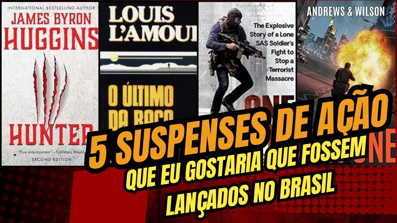 TOP 5 SUSPENSES DE AÇÃO que eu gostaria que fossem lançados no Brasil