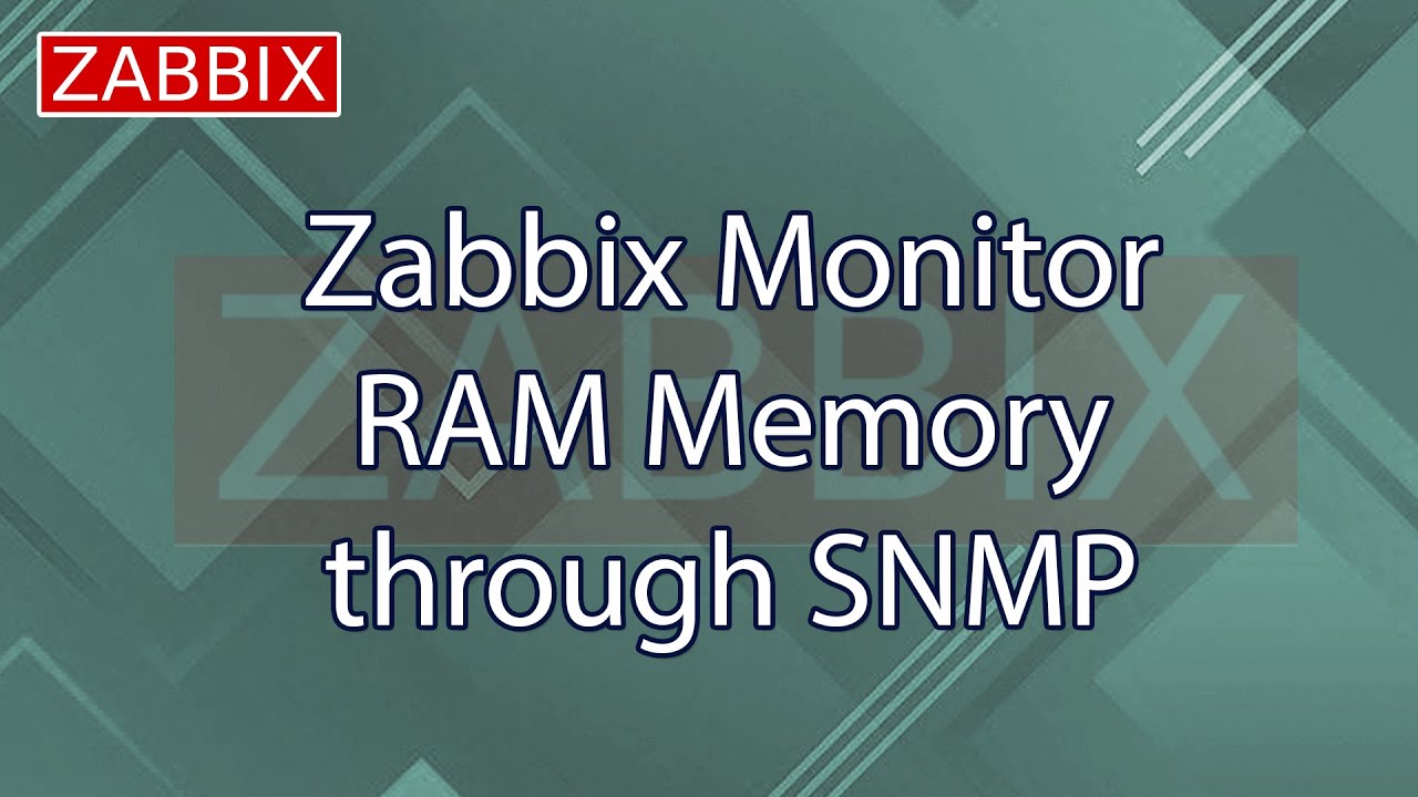 Zabbix Monitor RAM memory through SNMP