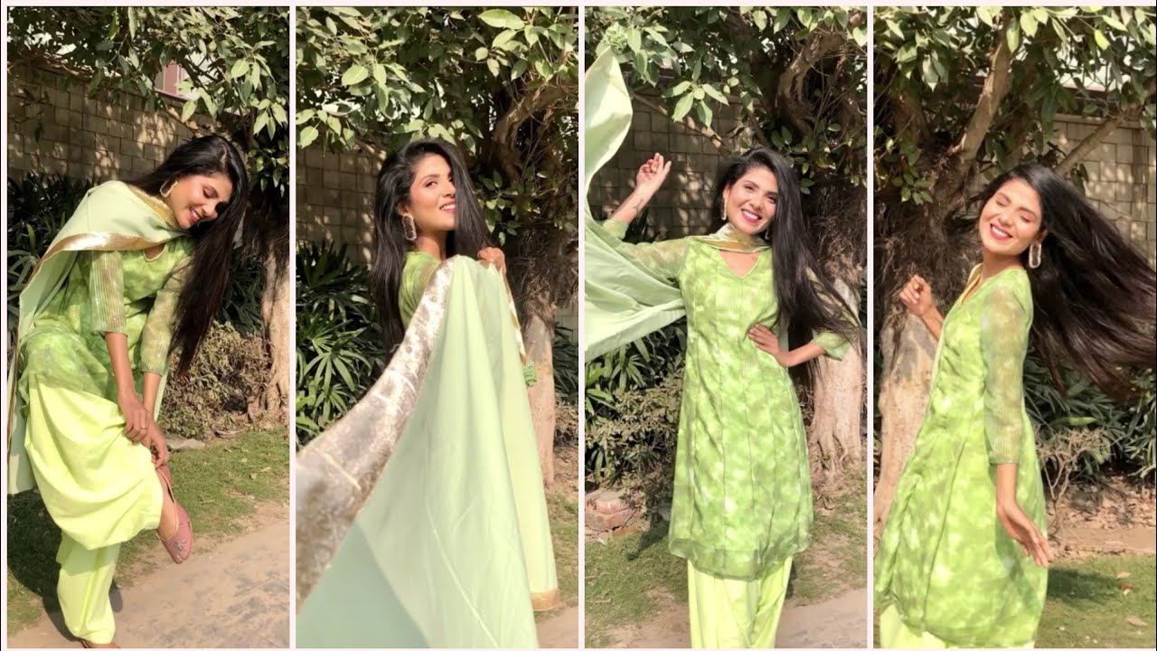 Poses in salwaar kameez by Niharika jain