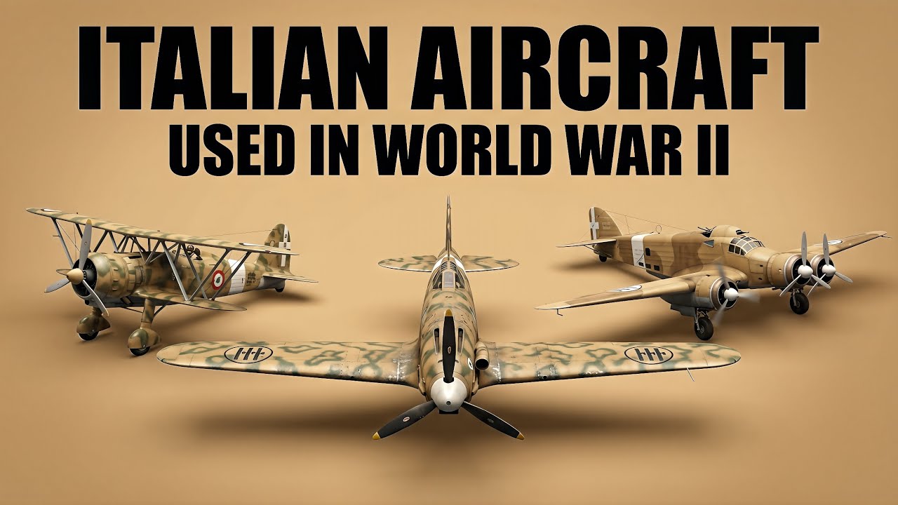 Every Italian Aircraft Used in World War II