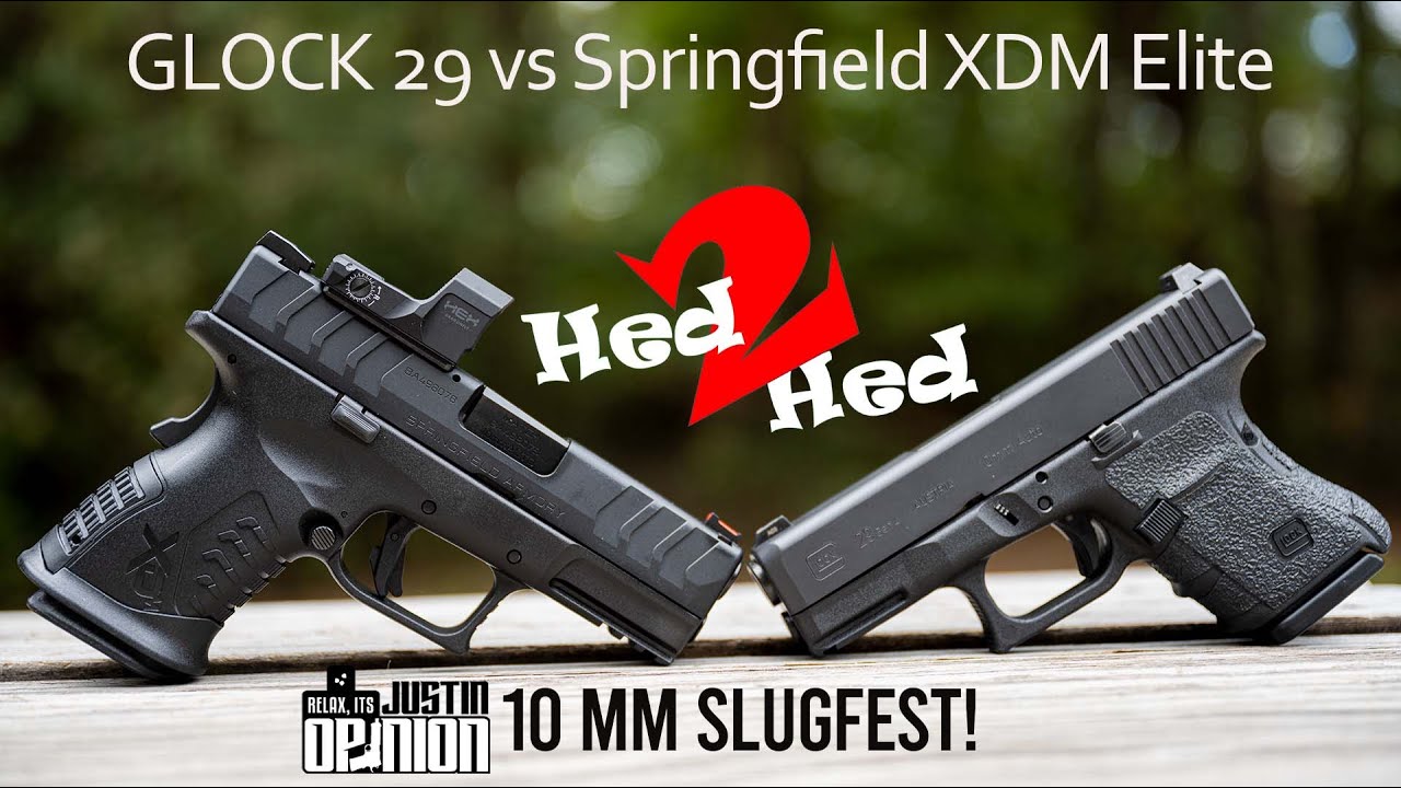 GLOCK 29 против Springfield XDM Elite Compact - 10 мм