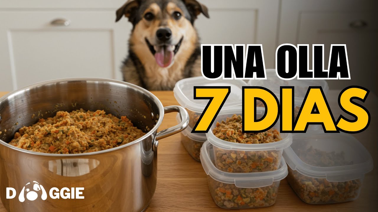 Cocina 1 vez y alimenta a tu perro toda la semana (sin repetir comida)