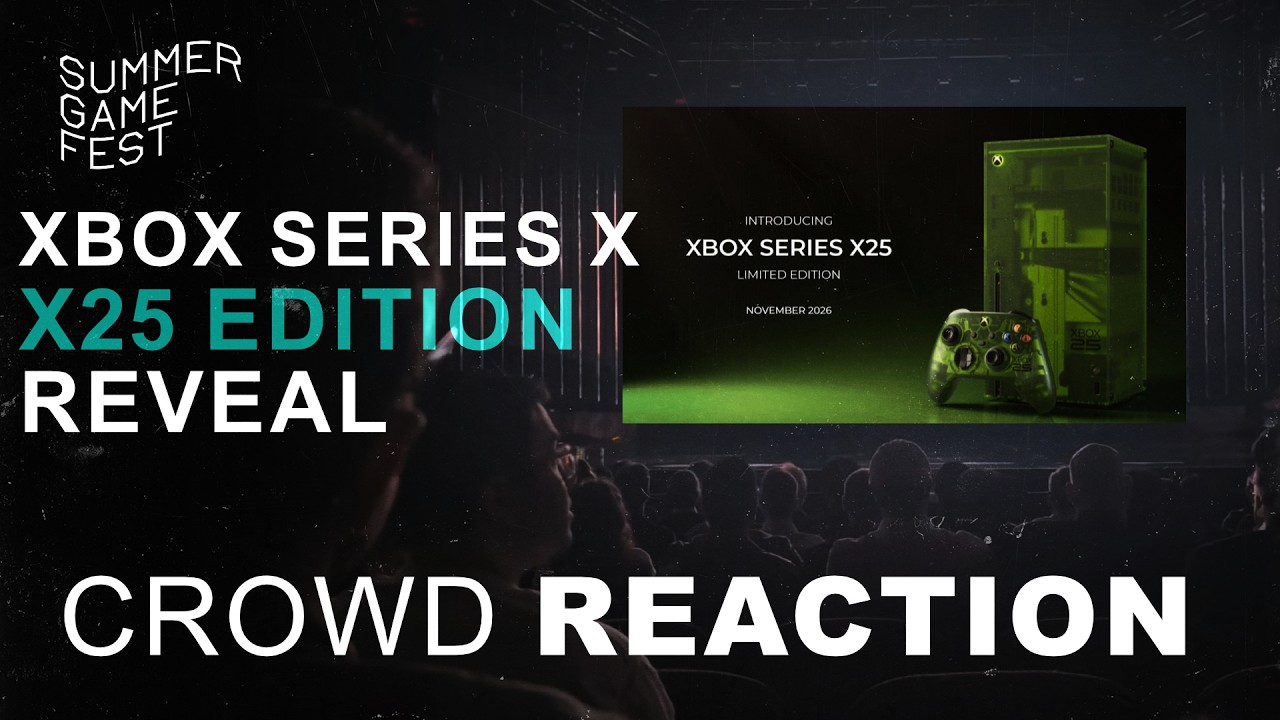 Анонс лимитированной версии Xbox Series X X25 &mdash; реакция толпы на Xbox Fanfest