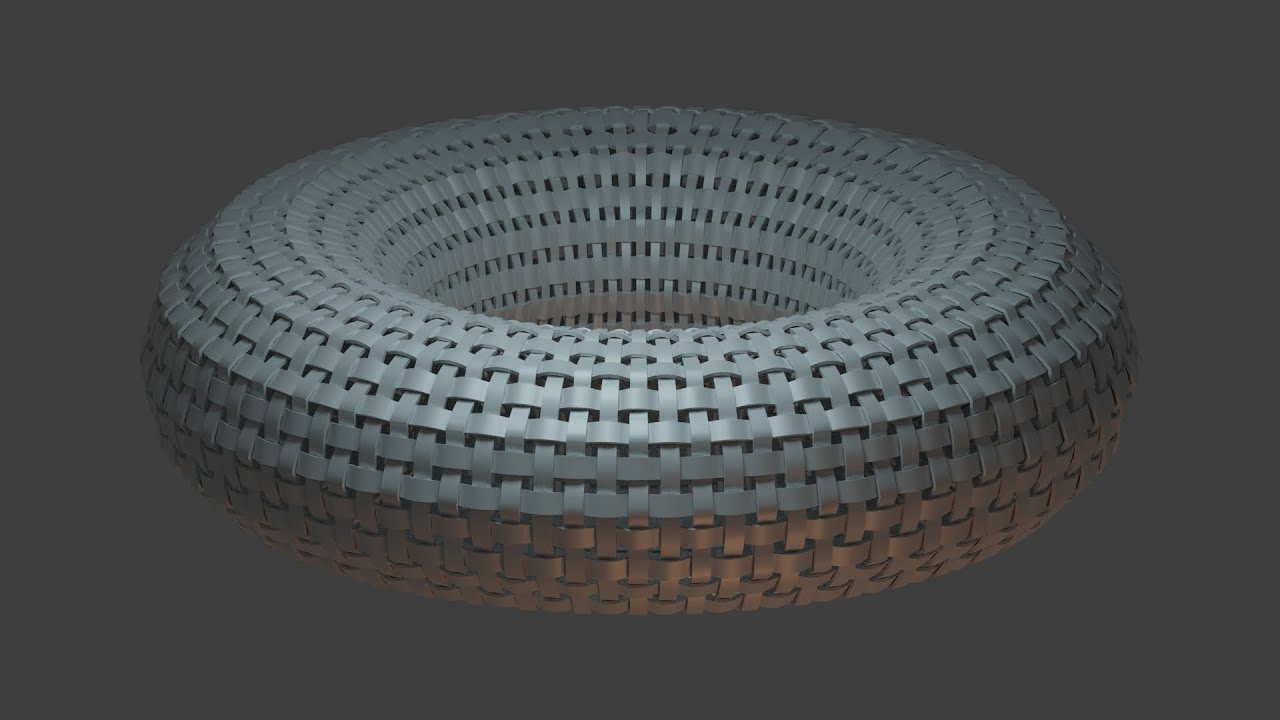 Превращаем предметы в плетеные корзины (урок по Blender)