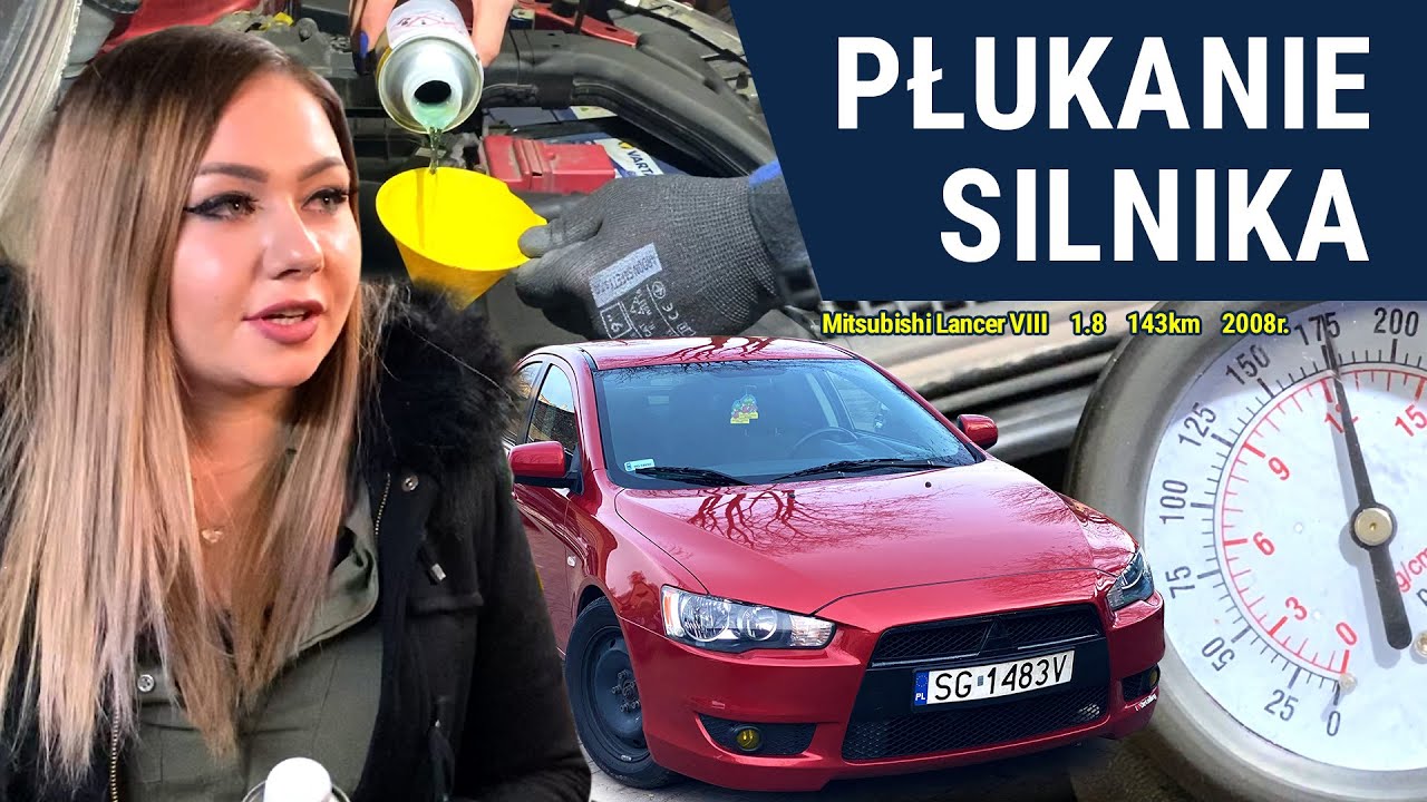 Mitsubishi Lancer płukanka silnika podnosi kompresję