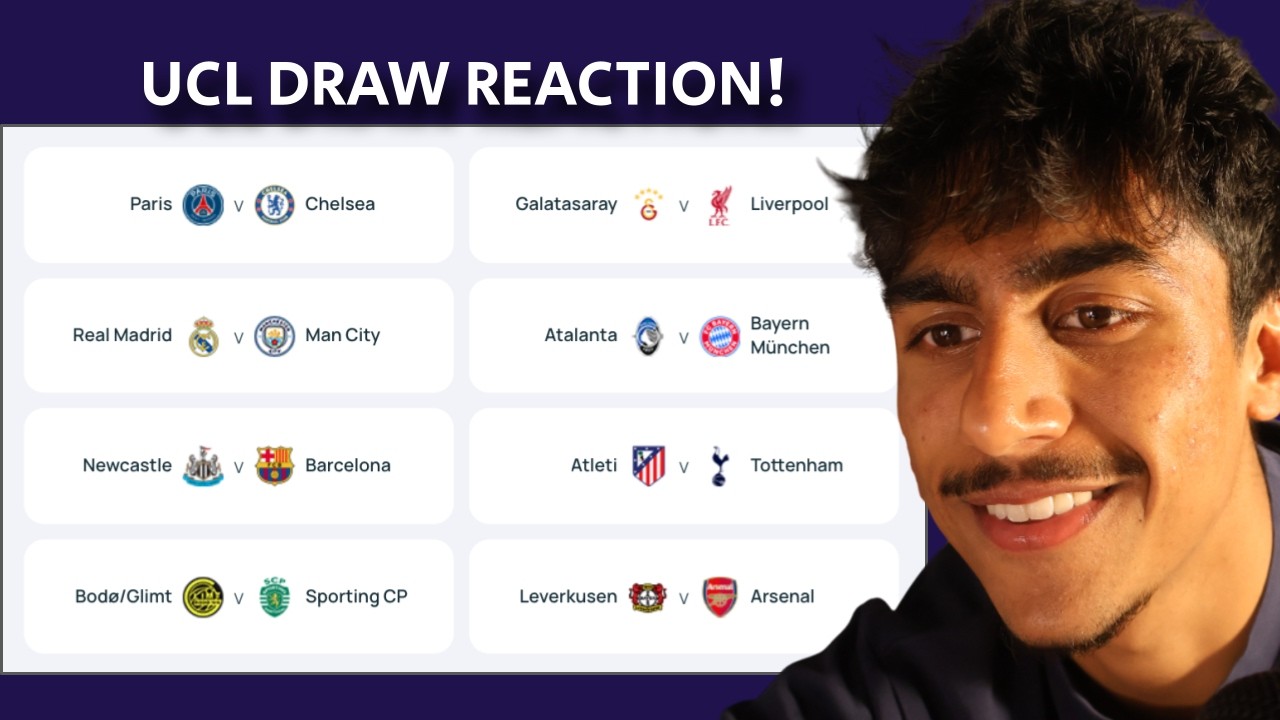 THE CHAMPIONS LEAGUE KNOCKOUTS ARE SET! WHO'S GONNA WIN IT? (Reaction)