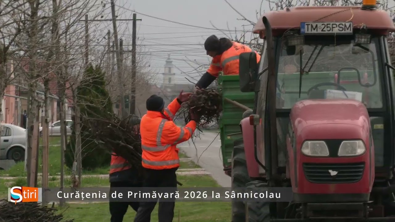 Curățenia de Primăvară 2026 la Sânnicolau