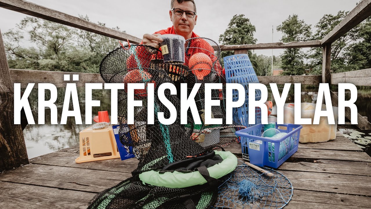 Prylarna för ett lyckat kräftfiske