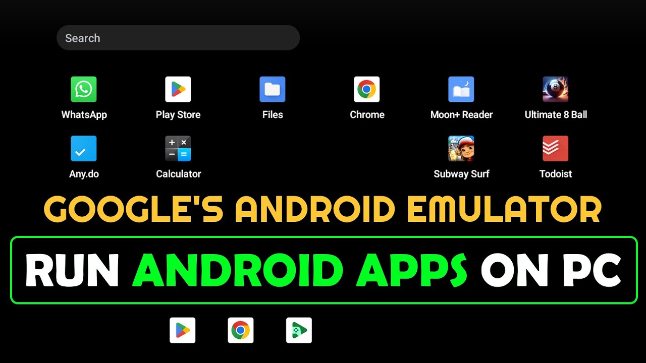 Google's Android Emulator To Run Play Store And Android Apps On PC!