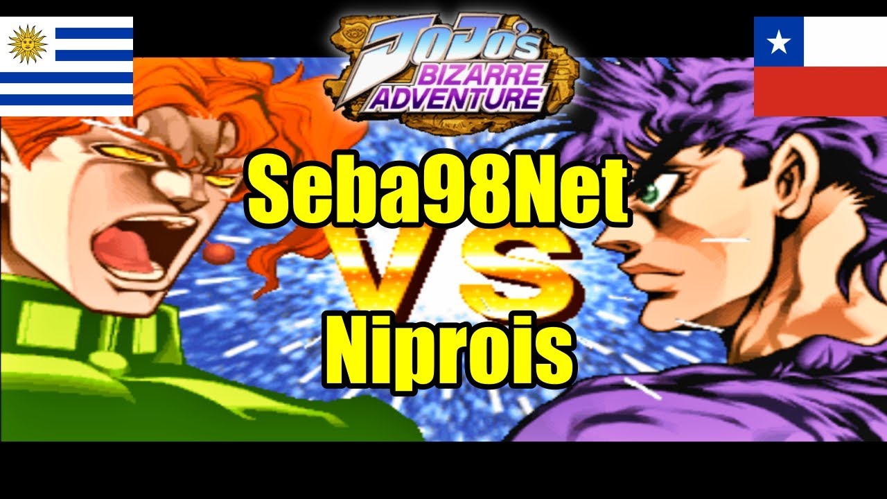 JOJOBAN: Seba98net 🇺🇾 -VS- Niprois 🇨🇱│JoJo's Bizarre Adventure - HFTF│Fightcade 1
