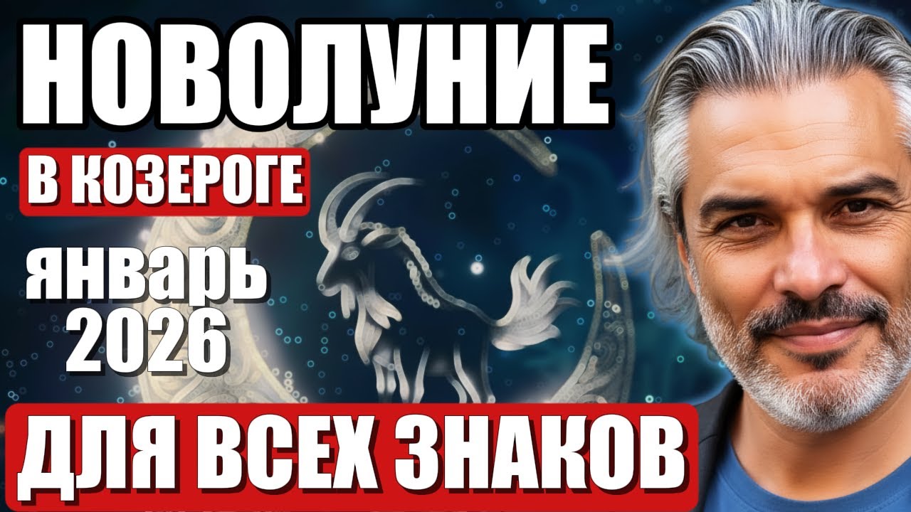 Новолуние в Козероге — январь 2026: что принесет всем знакам
