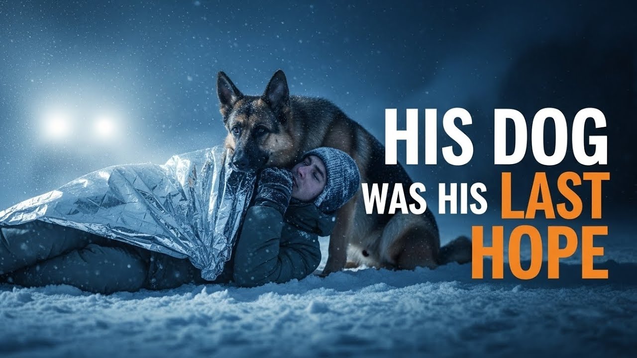 “He Broke His Leg in a Blizzard… So He Sent His Dog for Help”