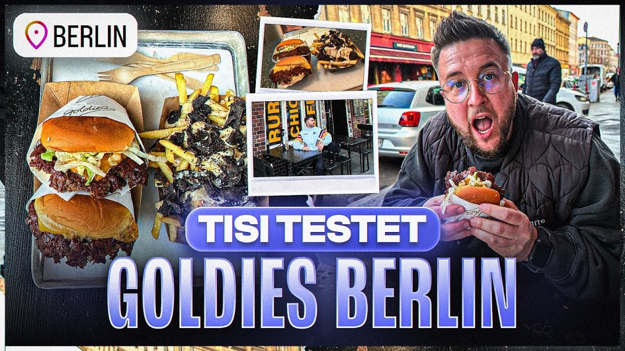 Der BESTE SMASHBURGER Berlins ?🍔Wir TESTEN Goldies chicken & smashburger 🔥