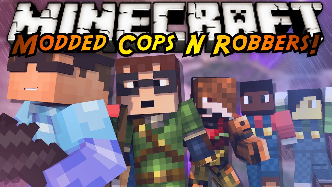 Minecraft Modded Cops N Robbers : SUPER SMASH BROTHERS!