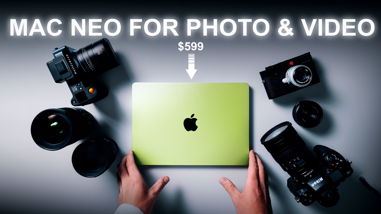 Photo & Video Editing with the CHEAPEST MacBook Neo... I Found Its Limit
