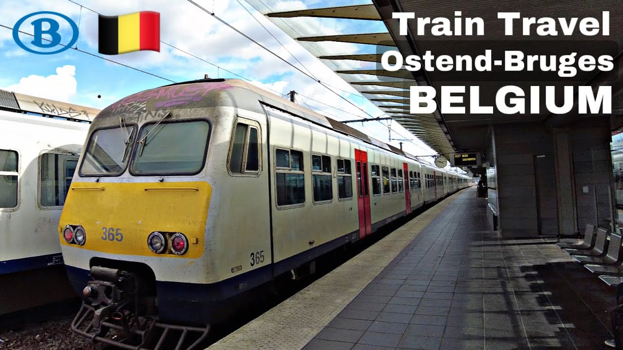 Ostend to Bruges | Belgium 🇧🇪 | Train Travel Vlog | 4K