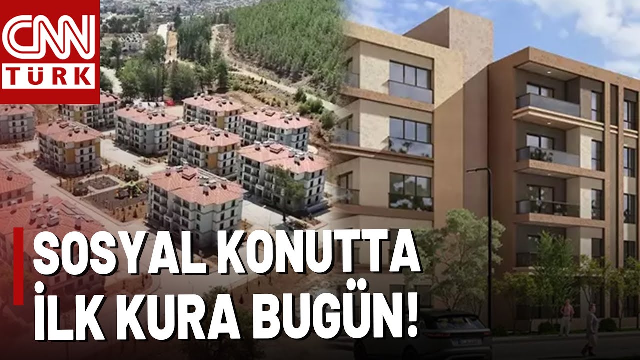 500 Bin Sosyal Konutta İlk Kura Bugün! Kuralar Canlı Olarak Yayınlanacak