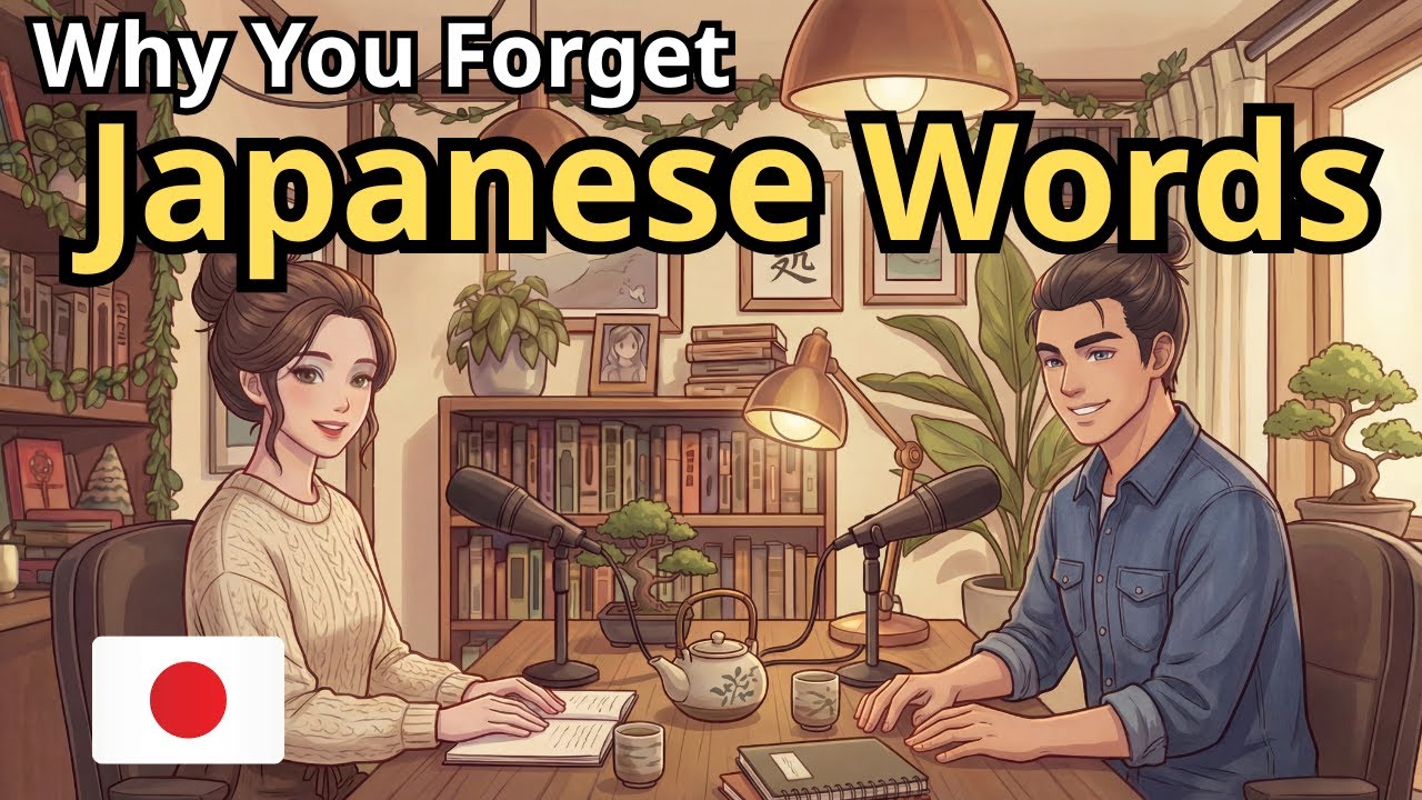 Why You Forget Japanese Words (And 3 Ways to Fix It) | Japanese Daily Podcast