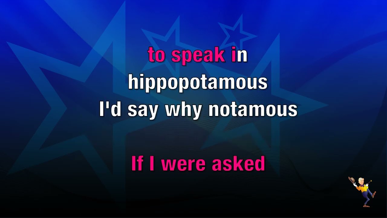 Talk To The Animals - Dr. Dolittle (KARAOKE)