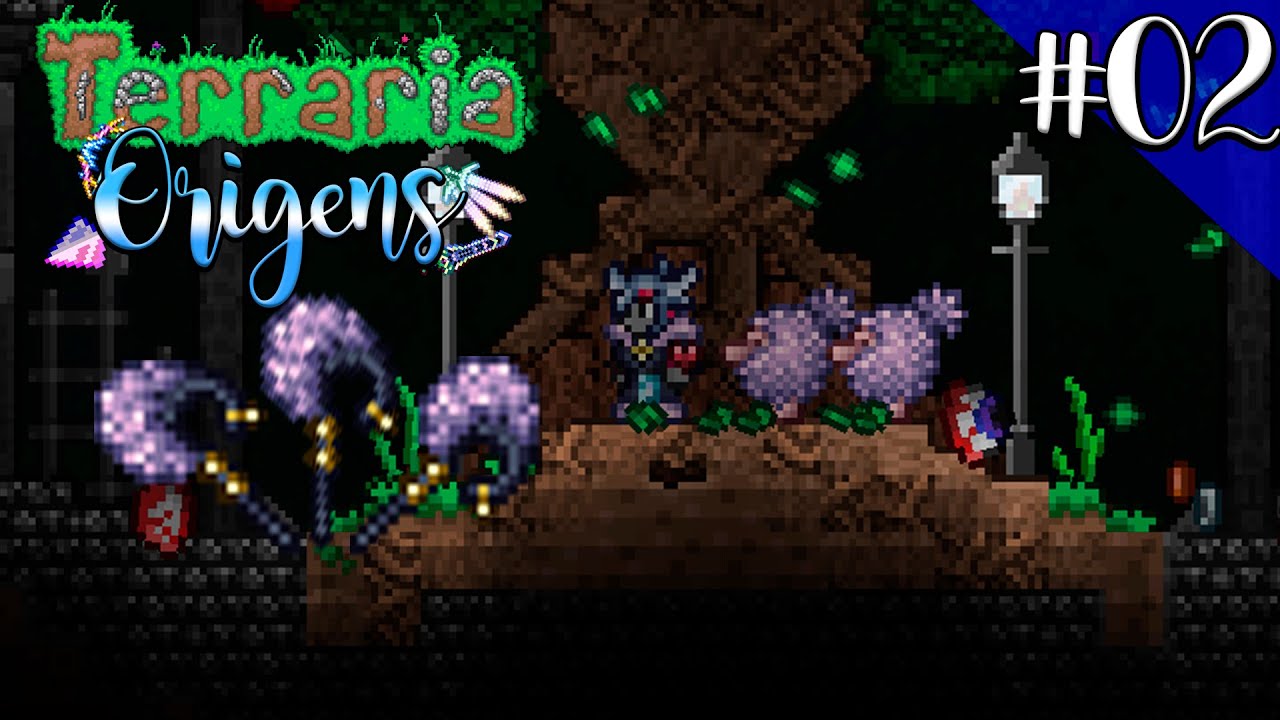 NEGOCIEI COM AGIOTAS E CONSEGUI MEU PRIMEIRO MINION!!! Terraria Origens #02 (Multiplayer)