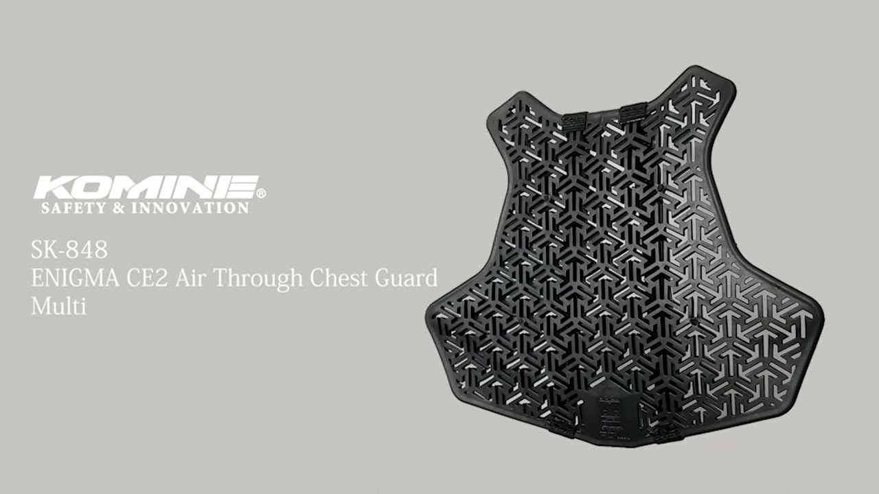 KOMINE コミネ EN1621-3 CE level2 認証で世界最薄のプロテクターシリーズENIGMA (エニグマ)  胸部プロテクター SK-848