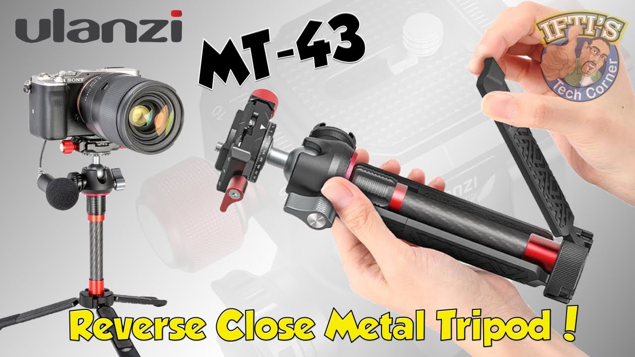 Ulanzi MT-43 Reverse Close Metal Foldable Tripod & Handgrip! : REVIEW