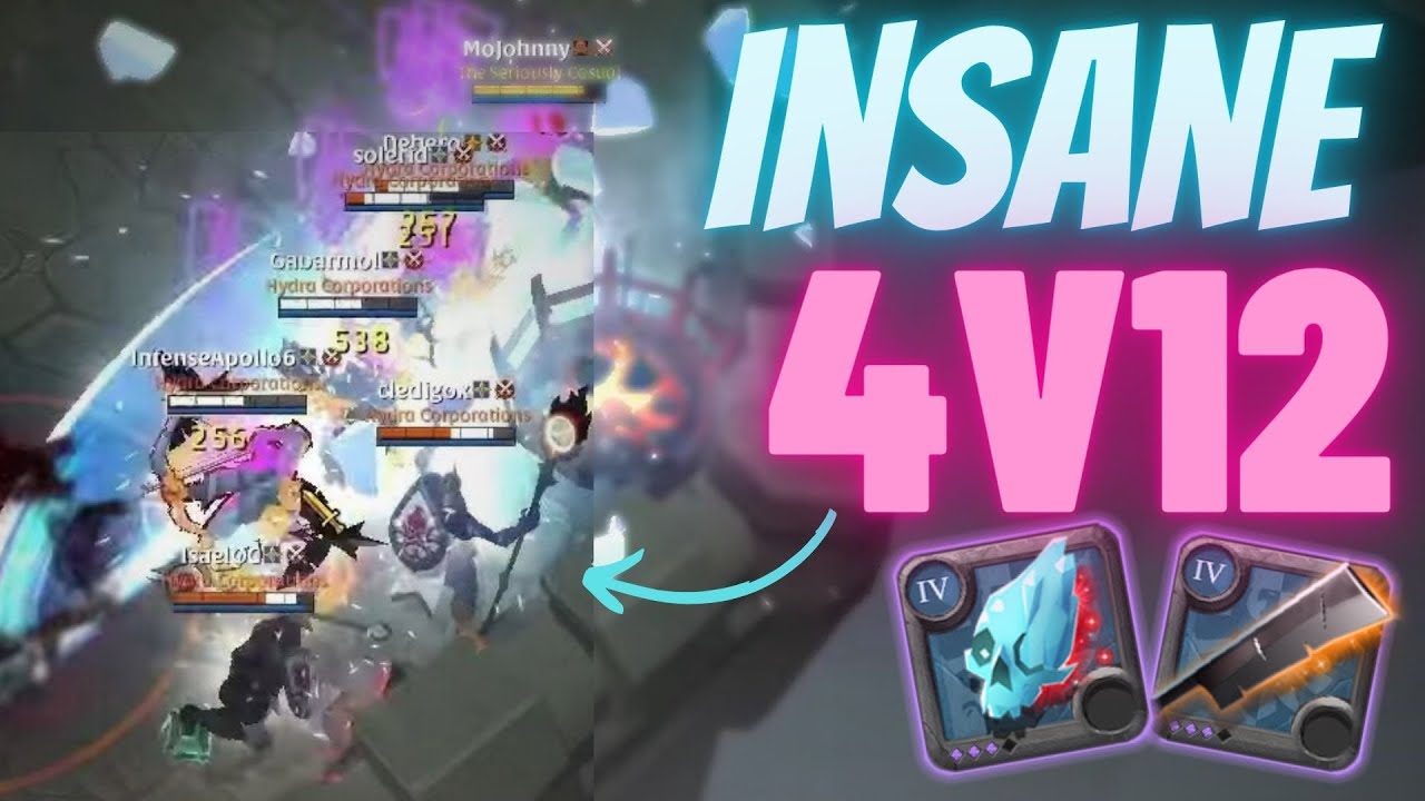 Insane 4v12 fight and more | Albion online smallscale PvP
