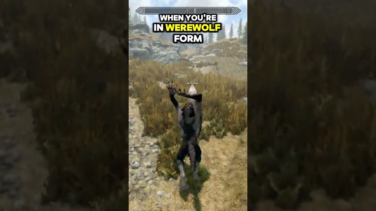 How To Wear Armor As A Werewolf In Skyrim!