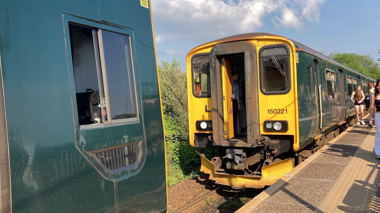 Chaos at Polsloe bridge station with a class 150 brake failure