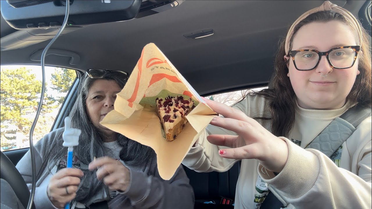 The Tattooed Foodies Try Starbucks’ Cranberry Bliss Bar