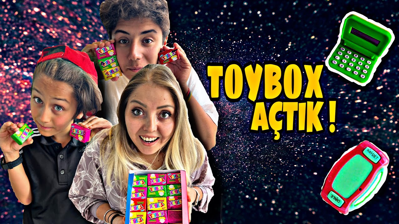 ÇOCUKLARIMLA BİRLİKTE BİR SÜRÜ TOYBOX AÇTIK ! Hesap Makinası, Ses Kaydedici !