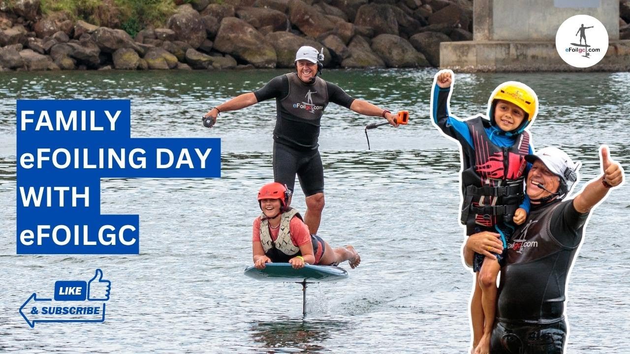 Family eFoiling day with eFoilgc - the PSTC Gang