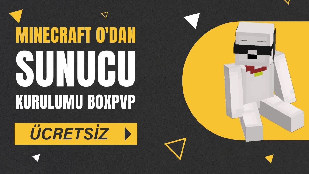 Minecraft SIFIRDAN BOXPVP Sunucusu Kurulumu ÜCRETSİZ #1 | Temel Sunucu Kurulumu ve port |