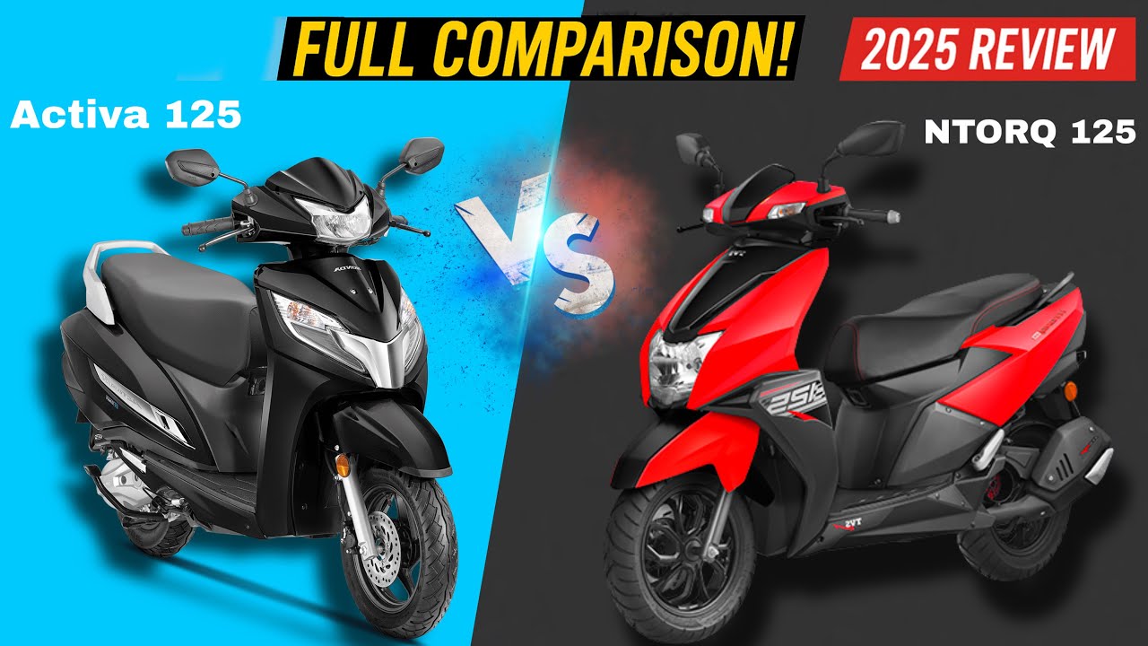 Activa 125 vs Ntorq 125 | Mileage, Price, Features Full Comparison! | SCV