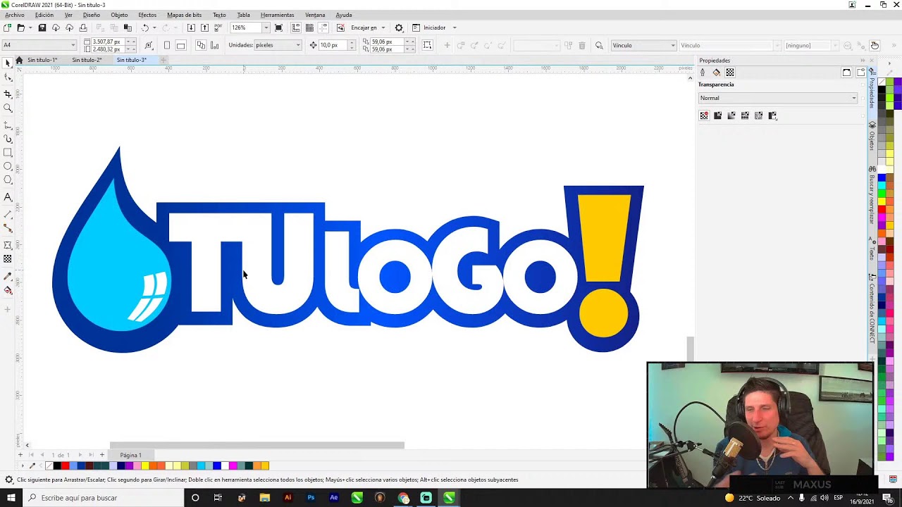 Como crear tu logo facil en Corel Draw