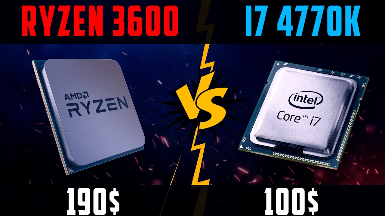 СТАРИЧОК ЕЩЕ ТАЩИТ! // INTEL CORE I7-4770K VS AMD RYZEN 3600