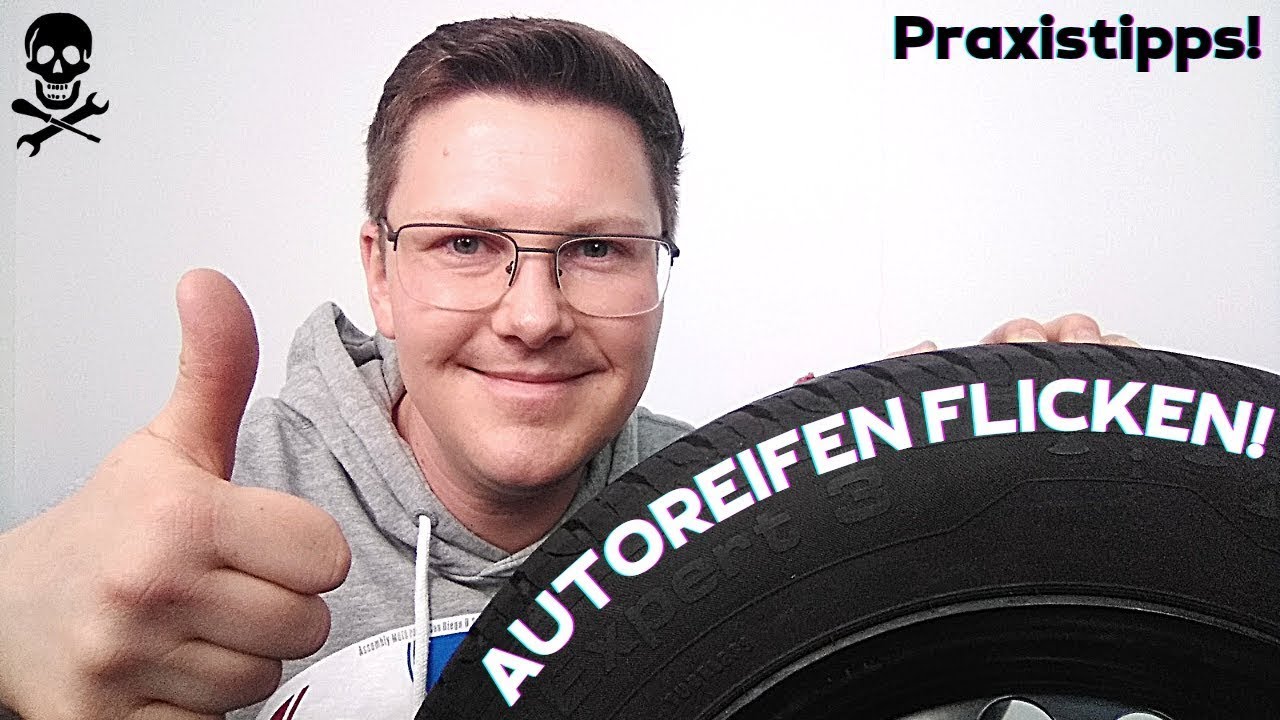 Autoreifen flicken | Reifen REPARIEREN | so kannst DU deinen AUTOREIFEN retten | Praxistipps