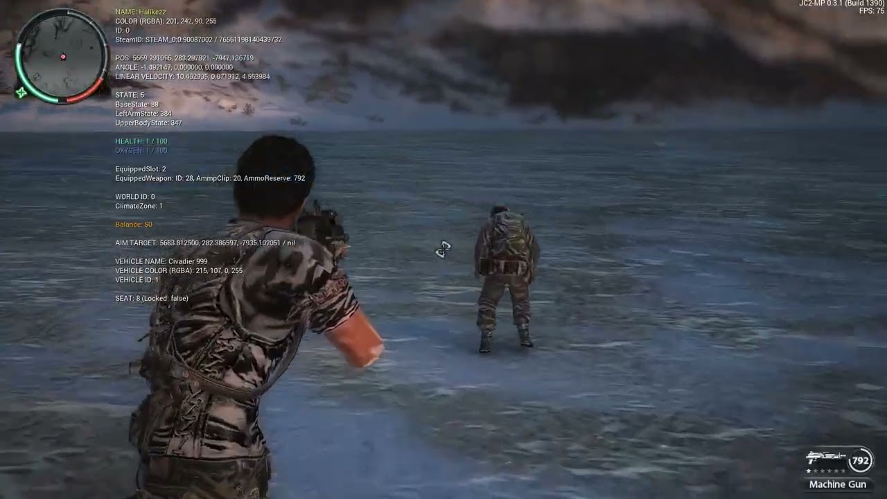 JC2:MP - Combat AI Test