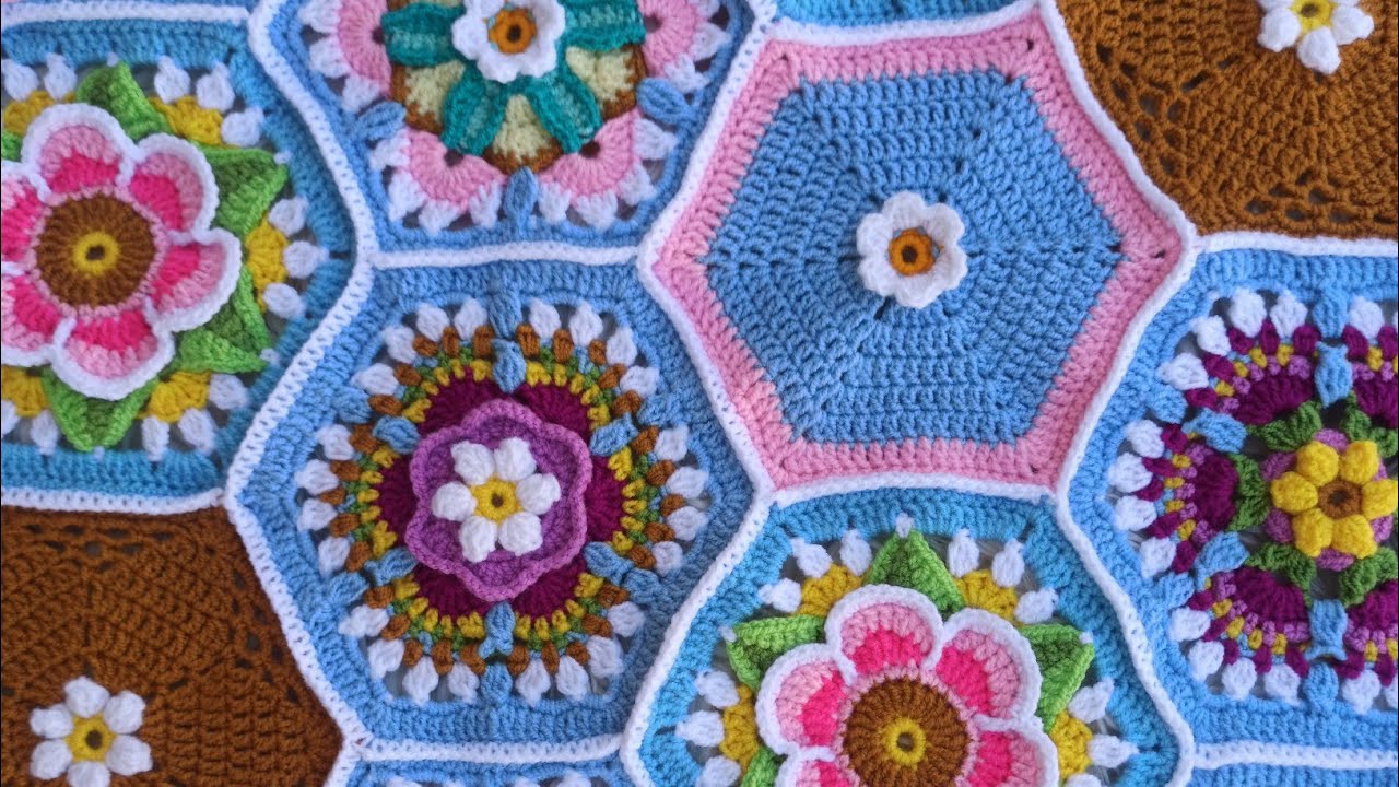 #اتصال_موتیف های #پتو_فریدا motifcrochet#fridablanket# #crochet  #afghansquare #mandalacrochet 🥰❤️🌹