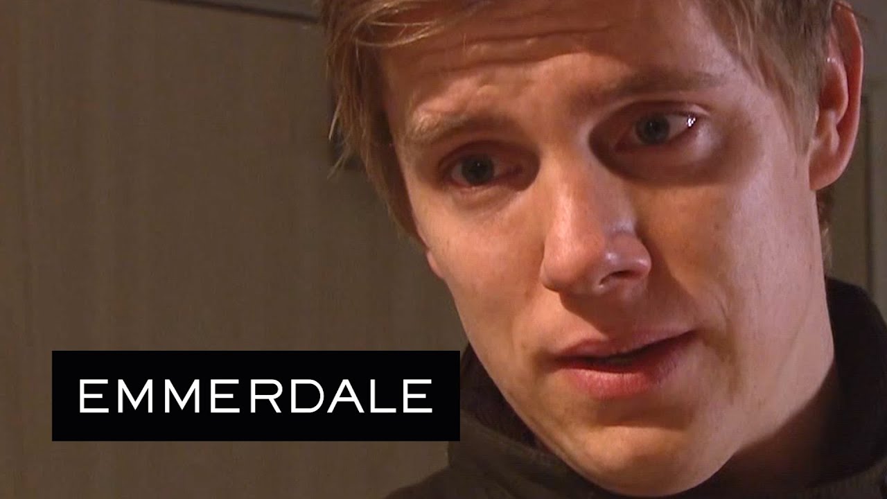 Emmerdale - Robert Makes Aaron Cry