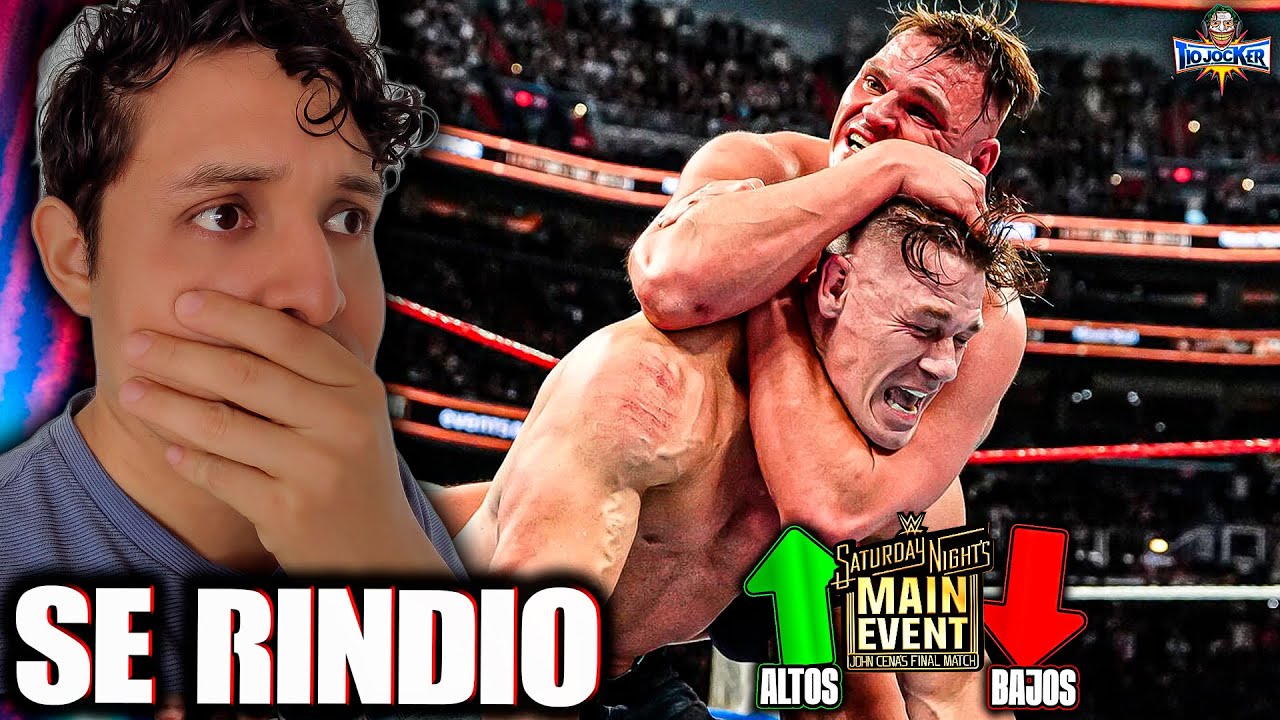 JOHN CENA SE RINDE y TERMINA SU CARRERA 😞 TRIPLE H ABUCHEADO 😠 - ALTOS y BAJOS SNME