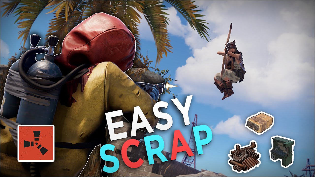 FARMING PLAYERS for SCRAP and LOTS OF LOOT! - Rust Solo Survival #3