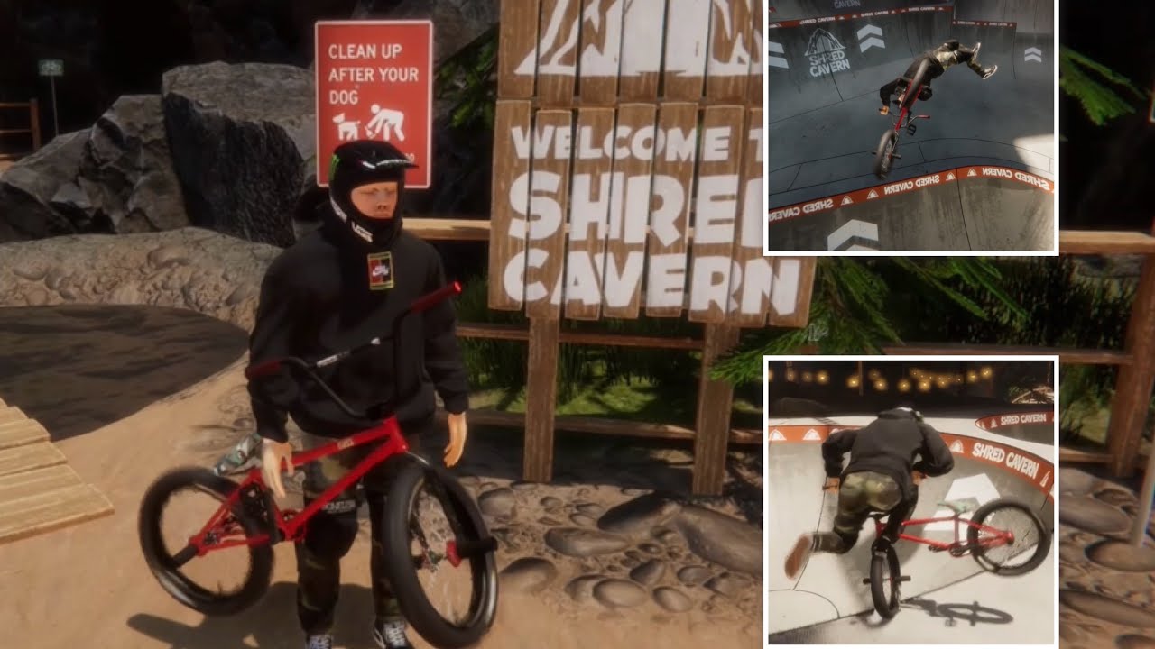 BMX STREETS/ Riding in the Shred Cavern⛏️, So S!ck