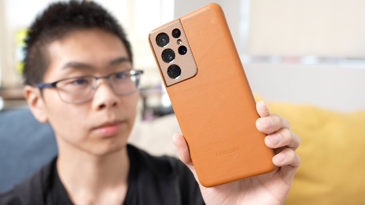 Quick Look on the Samsung Galaxy S21 Ultra Leather and Silicon w/ S-Pen Case
