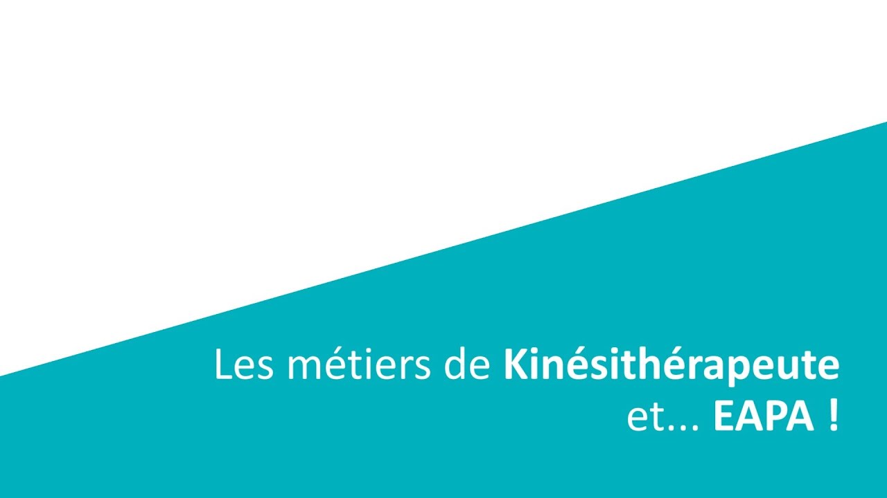 E08 - Présentation des métiers de Kinésithérapeute et EAPA