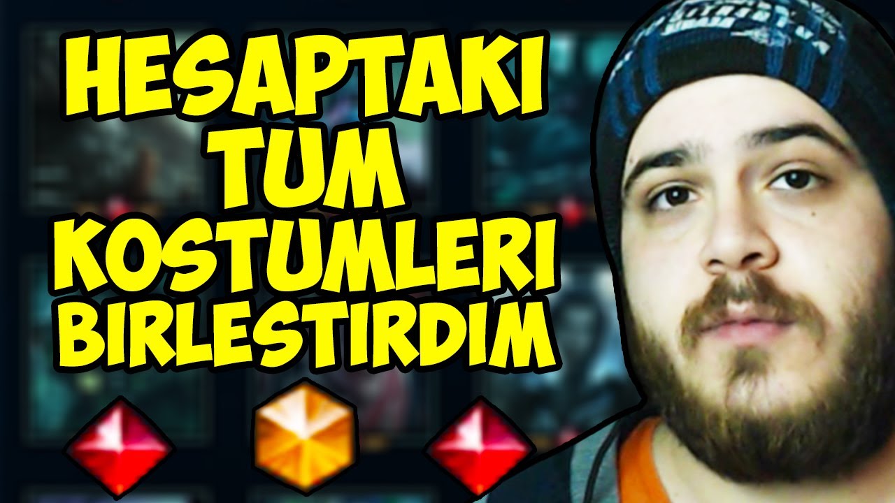LOL HESABIMDAKİ TÜM KOSTÜMLERİ BİRLEŞTİRDİM! 3 EFSANEVİ KOSTÜM BİRLEŞTİRİRSEK NE OLUR?