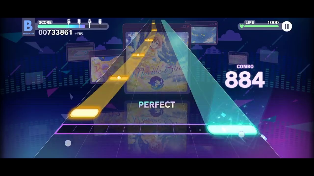Marble Blue Expert Full combo thumbs 😹😹