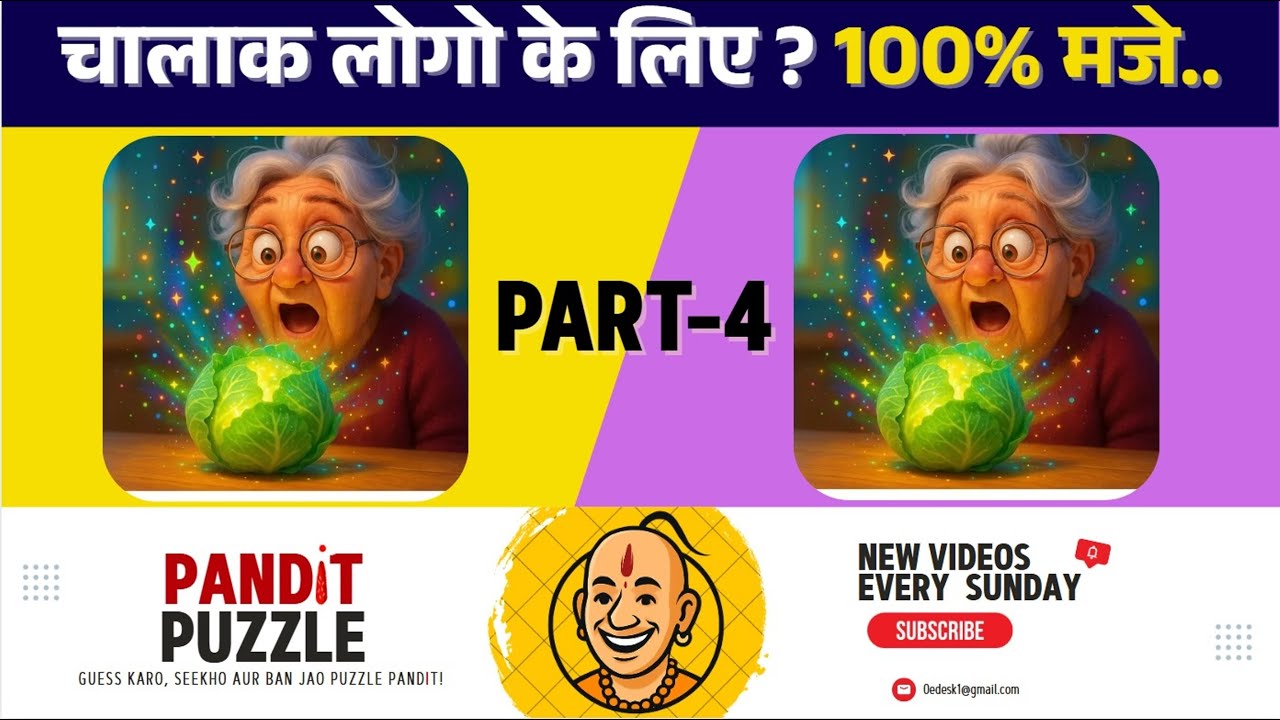 Guess the Differences Between Picture Part-4 😜 | Hindi Paheliyan | Pandit Puzzle