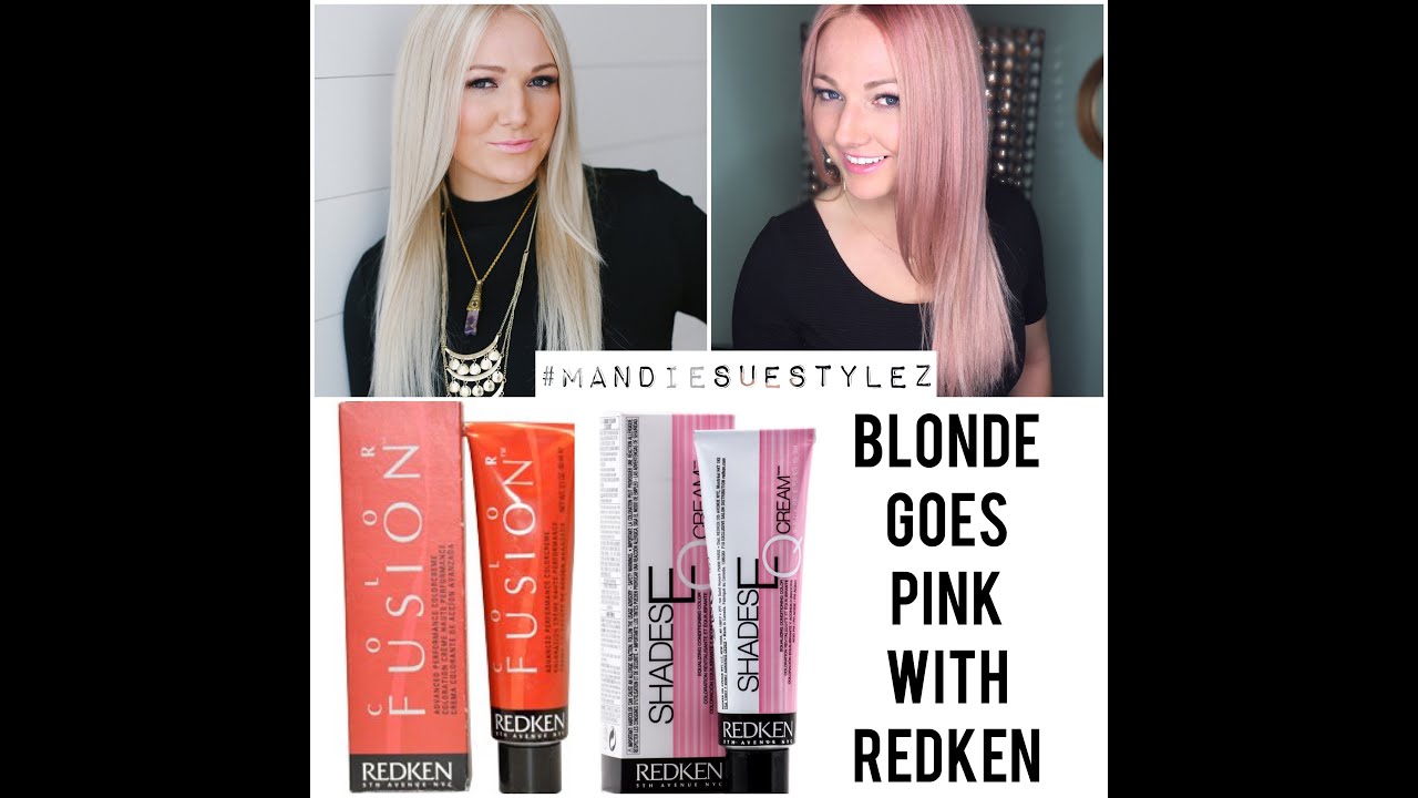PINK HAIR FORMULATED WITH REDKEN- HOW TO GET PINK HAIR