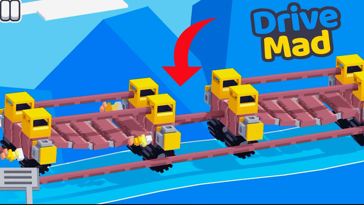 Drive Mad All Levels Fancade Gameplay Arcade Unique Cars And Plane
